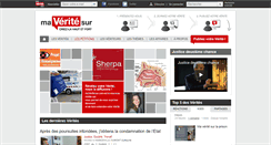 Desktop Screenshot of maveritesur.com